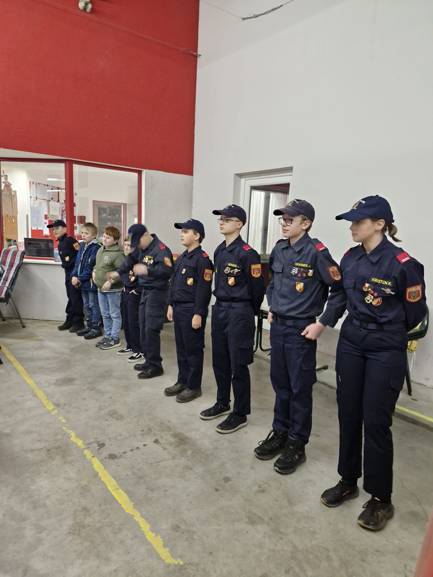 erprobung der Feuerwehrjugend