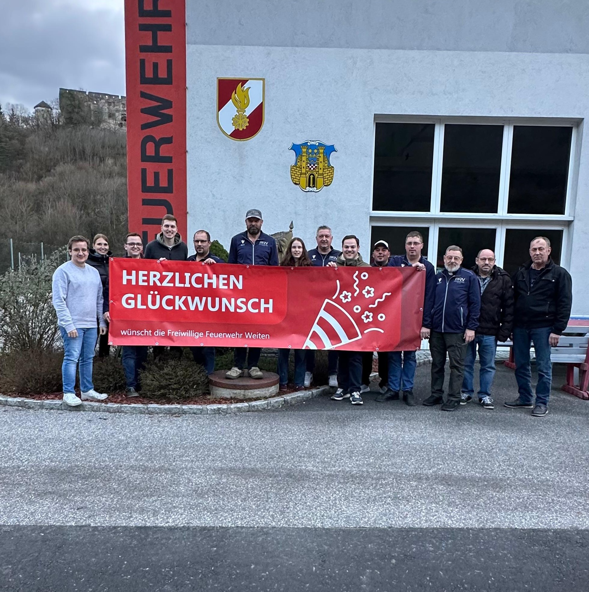 UNSER KOMMANDANT-Stv. Feiert seinen 50er