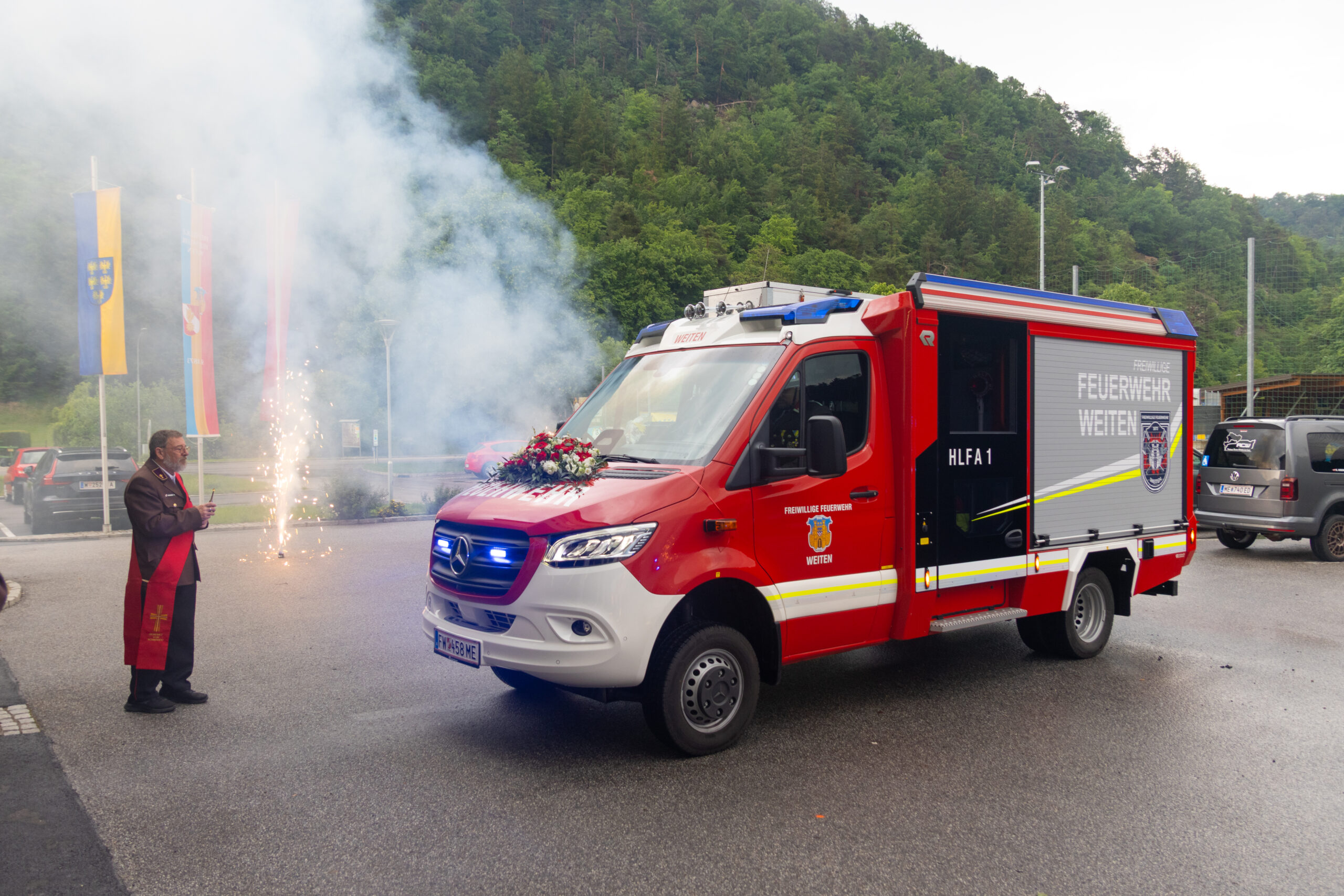 Fahrzeugsegnung HLFA 1